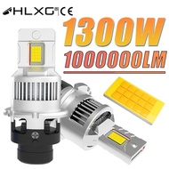 D2S D4S LED Headlights Canbus HID D2R D4R Canbus 1300W 1000000LM Xenon Bulbs Turbo Car Lamp Motorcyc
