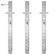 Stainless Steel Ruler 15cm Metal Metric Ruler Set, Machinist'S Precision Millimeter Ruler, Measuring