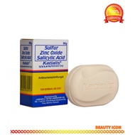 KATIALIS SOAP Sulfur Zinc Oxide Salicylic Acid Anti Fungal Anti Bacterial Soap 90 Grams