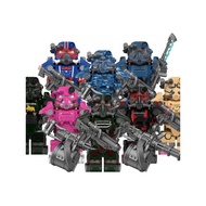 Chinese Building Blocks Star Wars Series T45 Power Armor Red Black WM Third Party Building Blocks Mi