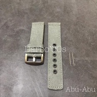 18Mm Canvas Jeans Watch Strap 20.. Canvas Strap - Black, 20Mm