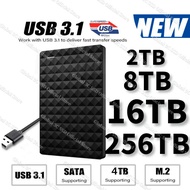 OEM For Seagate Expansion HDD Drive Disk 500G 1TB 2TB 4TB USB3.0 External HDD 2.5" Portable 16TB 64TB External Hard Disk For Ps5