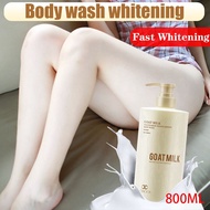 Goat Milk body wash Whitening body wash whitening shower gel 800ML Whitening/Moisturizing/Smoothing the skin for long-lasting fragrance retention 美白沐浴露