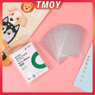 TMOY 50pcs/set Korea Card Sleeves Clear Acid free-No CPP Holographic Protector Film Album Binder TMO