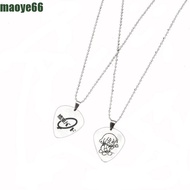 MAOYE BOCCHI THE ROCK Necklace, Guitarhero Yamada Ryo Guitar Pick Pendant Necklace, Creative Kita Ik