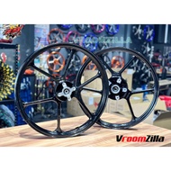 MASVIRAL X46 BLACK SPORT RIM 1.6/1.6X17 Y15ZR Y16ZR LC4S LAGENDA 100% ORIGINAL X-46 Y15 Y16 LC135 4S