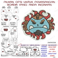 One PIECE 08 STRAW HAT PYRAMID/SCULL PATCH LOGO EMBROIDERED/EMBLEM BET ANIME