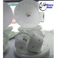 Corelle 20 Pcs Dinner Set - Plum Vitralle cup discontinue Item