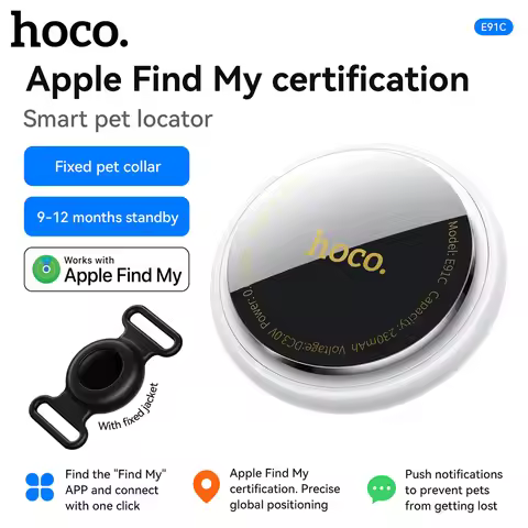 HOCO E91C GPS Global Locator Finder For IOS System Intelligent Positioning Anti-lost Device Pet Cats