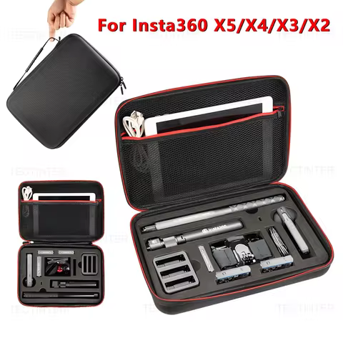 Portable Carrying Case bag for Insta360 X5/X4/X3/X2 Protective Storage Durable Travel Bag For Insta3