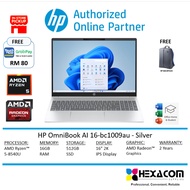 HP OmniBook 5 Laptop 16 inch 16-bc1009AU (RYZEN 5/ 16GB DDR5 RAM/ 512GB SSD/ 16'' 2K IPS/ OPI24/ 2 Y
