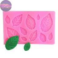 HabitatPort 3D Mini Rose Flower Leafs Silicone Mold DIY Fondant Chocolate Sugarcraft Cake Decor Baki