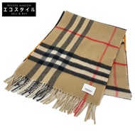 Burberry 格紋雙面流蘇外套 [二手]