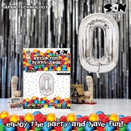 SON JUMBO SILVER FOIL BALLOONS (SON-511) / BIRTHDAY BALLOONS / BIRTHDAY BALLOONS / BALLOONS / RUBBER