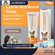 Lysine Pets Nutritional Supplement- Cats Lysine Nutritional Gel Supplement Tube-Prevention of HFV-Ly