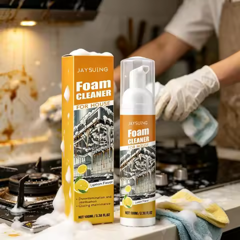 JAYSUING Home Foam Cleaner Deep Cleansing Remove Dirt Stains Residue Free Neutralize Unpleasant Odor