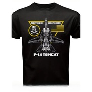 F-14 Tomcat VFA103 Jolly Rogers American Fleet T-Shirt Cotton Round Neck S-5XL Unisex