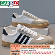 KY/🏅Cartelo Crocodile（CARTELO）Men's Shoes2023New Autumn Breathable Casual White Shoes Board Shoes Al