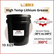 LUBRIX Setroil High Temperature Grease 10 KGS Grease Hi Temp Grease Bearing Grease Minyak Grease Gri