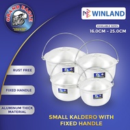 Grand Eagle by Winland Cookware Thick Aluminum Small Kaldero with Fixed Handle Pot Kitchenware