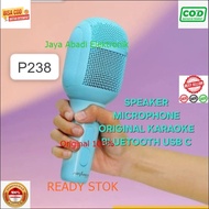 P238 MICROPHONE  BLUETOOTH WIRELESS ADVANCE MIK MIC MIX SPEAKER SPK SPEKER PORTABLE BLUTUT KARAOKE E
