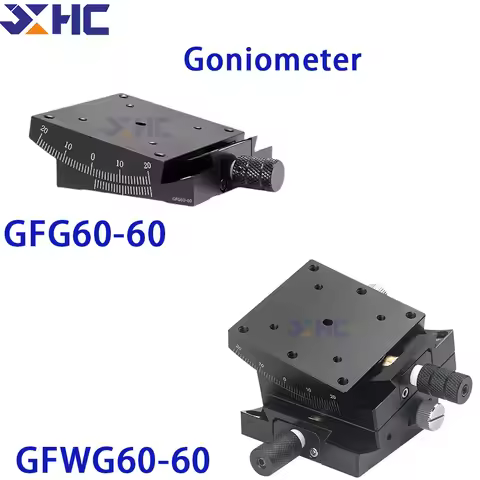 X Axis XY Axis 60 80mm GFG60 GFWG60 GFG80-100 Manual Radian Angle Table Goniometer Swing Table Measu