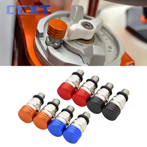 M5x0.8 Bleed Waterproof Front Fork Bleeder Relief Valve For Yamaha YZ250F YZ450F YZ250FX TTR 230 250