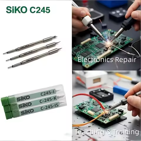 SiKO C245 Soldering Tip Set I IS K 3 Types 2s Fast Heating for JBC T245 Phone Pad Tablet PCB Micro S