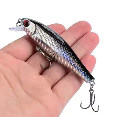 1PCS 8.5cm 9.2g Sinking Minnow Fishing Lures Jerkbait Bass Pike Carkbait Wobblers Swimbait Professio