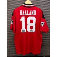 High-quality 1994-95 Nottingham Forest home jersey, HAALAND #18 retro style.