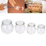 honeybird 1PC Glass Cupping Body Massager Gua Sha Massager Scraping Cupping Cups Massage Fire Glass 