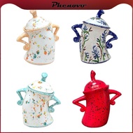 [Phenovo] Attitude Canister Sassy Teapot with Attitude for Living Room Wedding Kitchen
