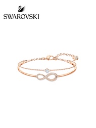 Swarovski bracelet SWAROVSKI INFINITY women's bracelet silver and rose gold two colors