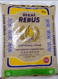 CAP KAPAL LAYAR BERAS REBUS 5KG/10KG