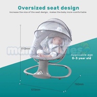 Mastela Baby Swing Newborn to 3 Years Baby Auto Swing Leaf Bouncer Bassinet Electric Buaian Baby Buai With Mosquito Net