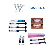 (READY STOCK) SINCERA COMPOSITE NANO COMPOSITE VENEER / Dental Light Cure Hybrid Resin Composite with Syringe Shade