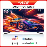 ACE 85" UHD 4K UHD Smart Google TV (WEBOS, Android 13, Netflix, Youtube, Chromecast, BT, ISDB, Soundbar,REMOTE Voice Control)