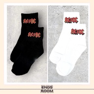 MATA ACDC MOTIF SHORT SOCKS ANKLE BAND SOCKS