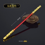 Valorant Riot Hero Golden Cudgel Figure Model 22cm Metal Craft Display Toy