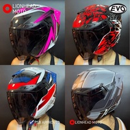 SG SELLER EVO MOTORCYCLE HELMET RS9 SUNVISOR PSB APPROVED