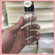 10 10 100ml Beautiful Black Pet Plastic Bottles