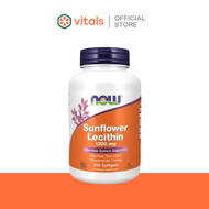 Now Foods Sunflower Lecithin [100 Softgels] - เลซิตินจากดอกทานตะวัน บำรุงตับ สมองระบบประสาท เหมาะสำห
