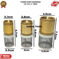 Brass Foot Valve 1 Inch Valve/ Foot Valve Valve Tusen/ [1/2", 3/ 4", 1"] inch