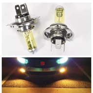 2pcs H4 Halogen Lights Golden Light 3500K Car Headlights Modified Daytime Running Fog 12V 55W 100W