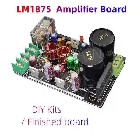 Weiliang LM1875 Audio Amplifier Board Stereo Amplificador Gaincard GC Version LM1875 Low Distortion 