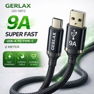 GERLAX Data Cable 2 mater USB TYPE C TYPE-C QC 3.0 Fast charging ( 2M / 200cm / 2000mm) Supports red
