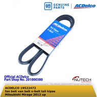 Fanbelt V Belt Fan Belt 6PK 1230 MITSUBISHI MIRAGE 2012 UP Ac Delco