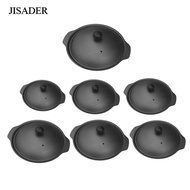 [JISADER] Cast Iron Pan Cooker Cast Iron Wok Shallow Nonstick Cooker