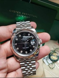 【已交流】勞力士 126334 ROLEX 黑面 十鑽 126334G 原鑽時標 白金 太陽圈 DATEJUST