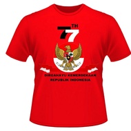 MERAH RED-WHITE T-SHIRT 2022 77TH INDONESIA STILL JAYA